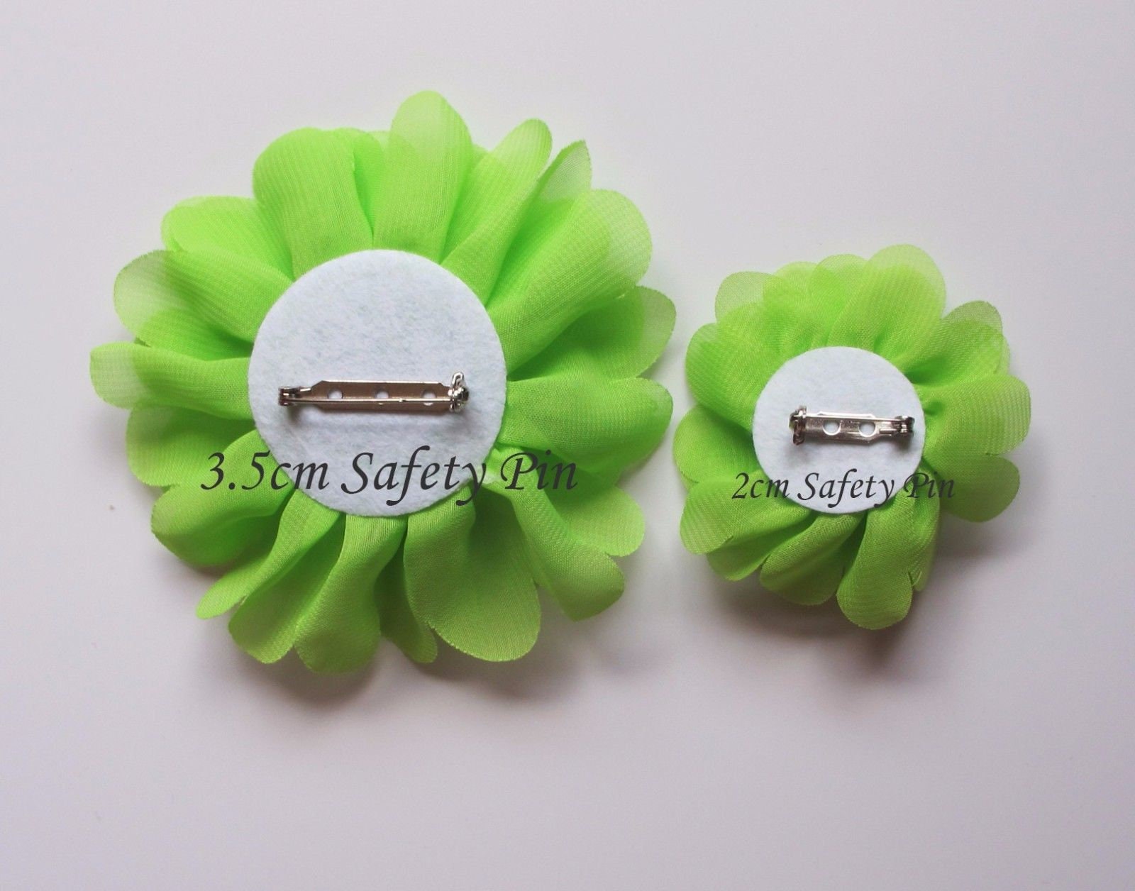 10cm Large Chiffon Flower Hair Alligator Clips Hair Bobbles Etsy UK