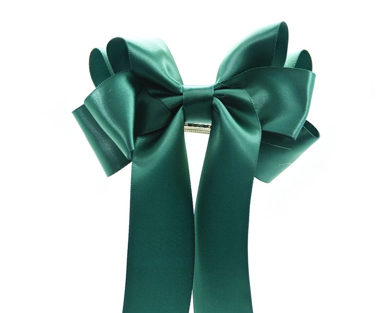 Set of 10 Dark Green Girls School Hair Accessories Gingham Set Etsy UK