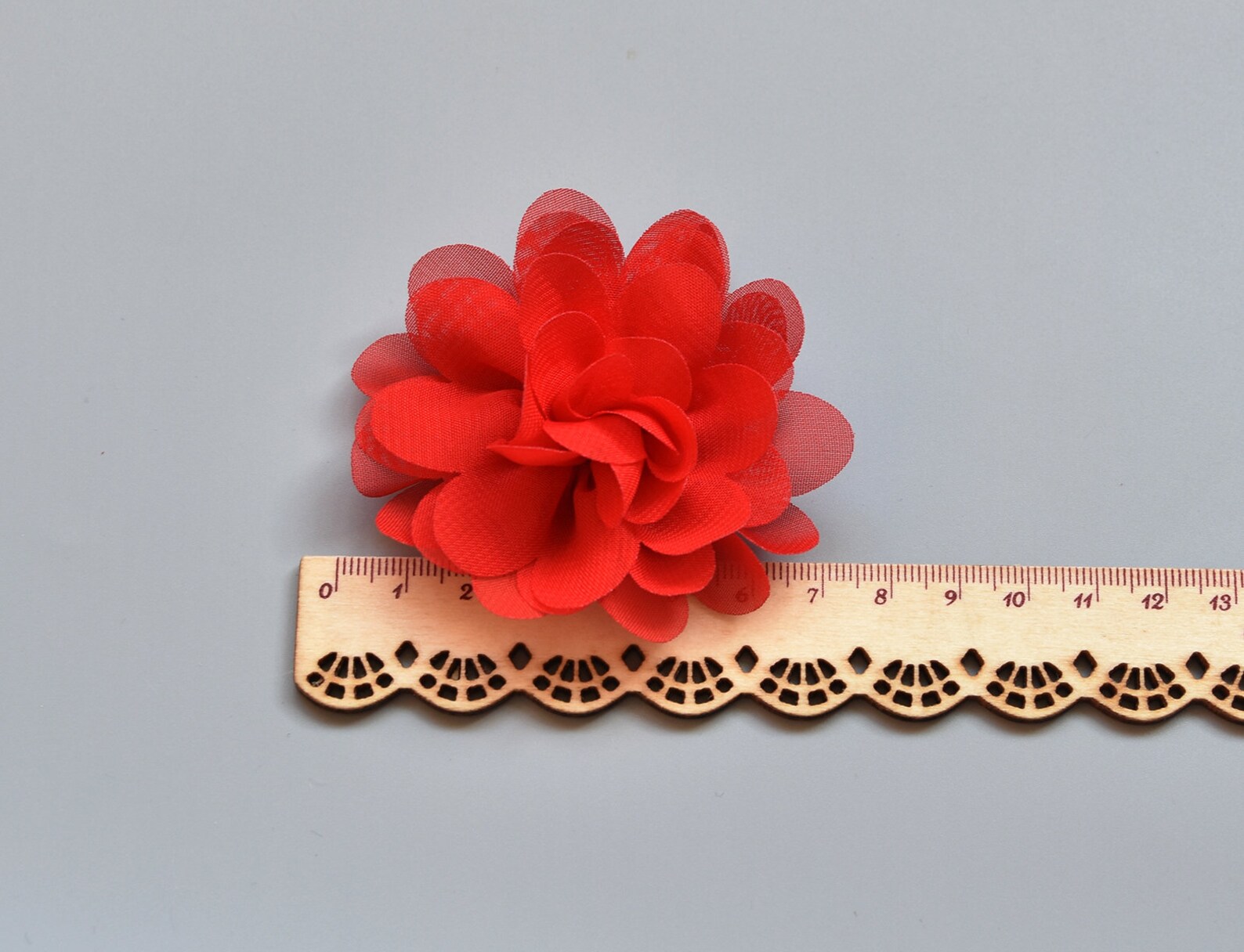 7cm Chiffon Flower Hair Alligator Clips Hair Bobbles Hair Etsy UK