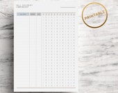 Bill Payment Checklist Printable | Bill Planner | Bill Due Tracker | Bill Organiser | Budget | Finance | A4 | US Letter | Instant Download