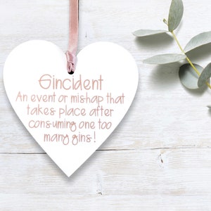 Bouteille Isotherme Gincident Definition - Cadeau Humoristique Pour Les Amateurs De Gin