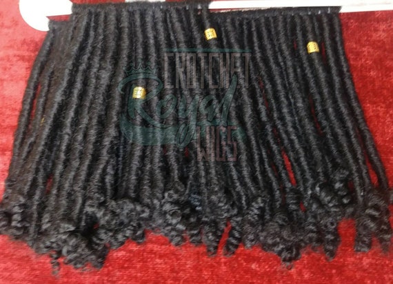 100 Pc Lot 12 24 Inches Goddess Faux Locs Dread Locs Handmade Etsy