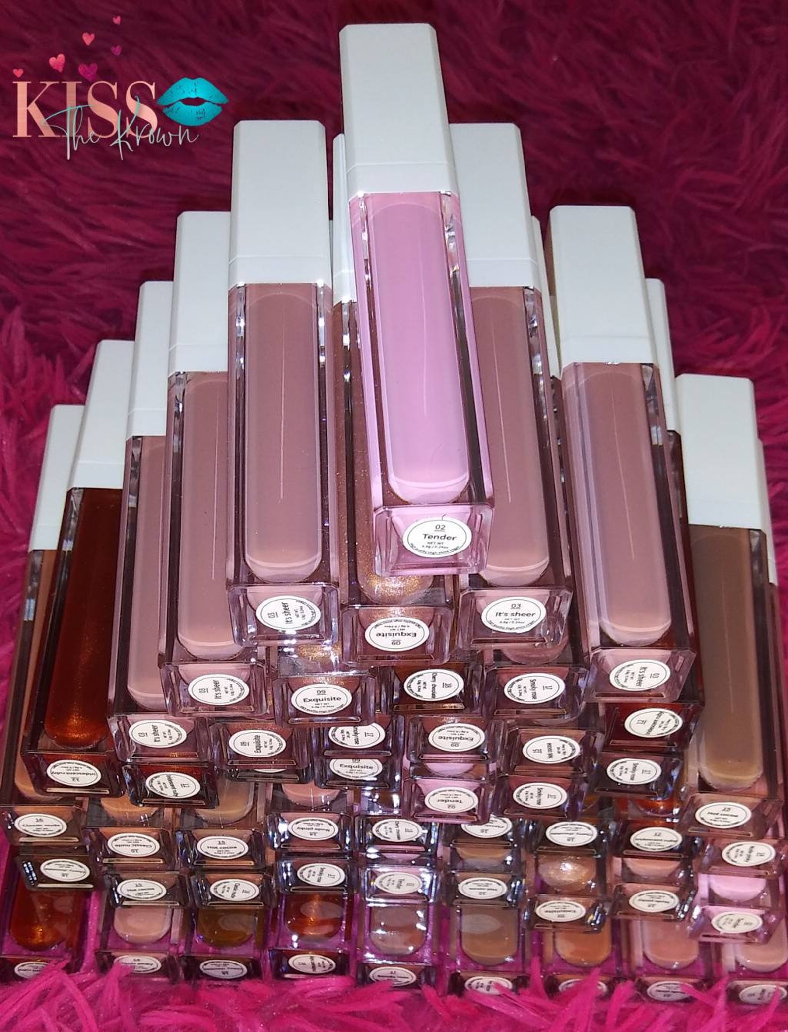 WHOLESALE LIP GLOSS Bulk Lot Start Your Own Makeup Lip Stick Etsy