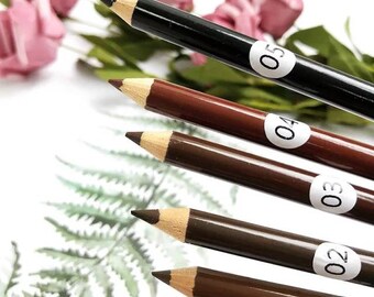 WHOLESALE EYEBROW Pencil Start Your Own Makeup Cosmetics Eyebrow Pencil Eyeliner Vegan Private Label Makeup Pencil Your Logo Printed