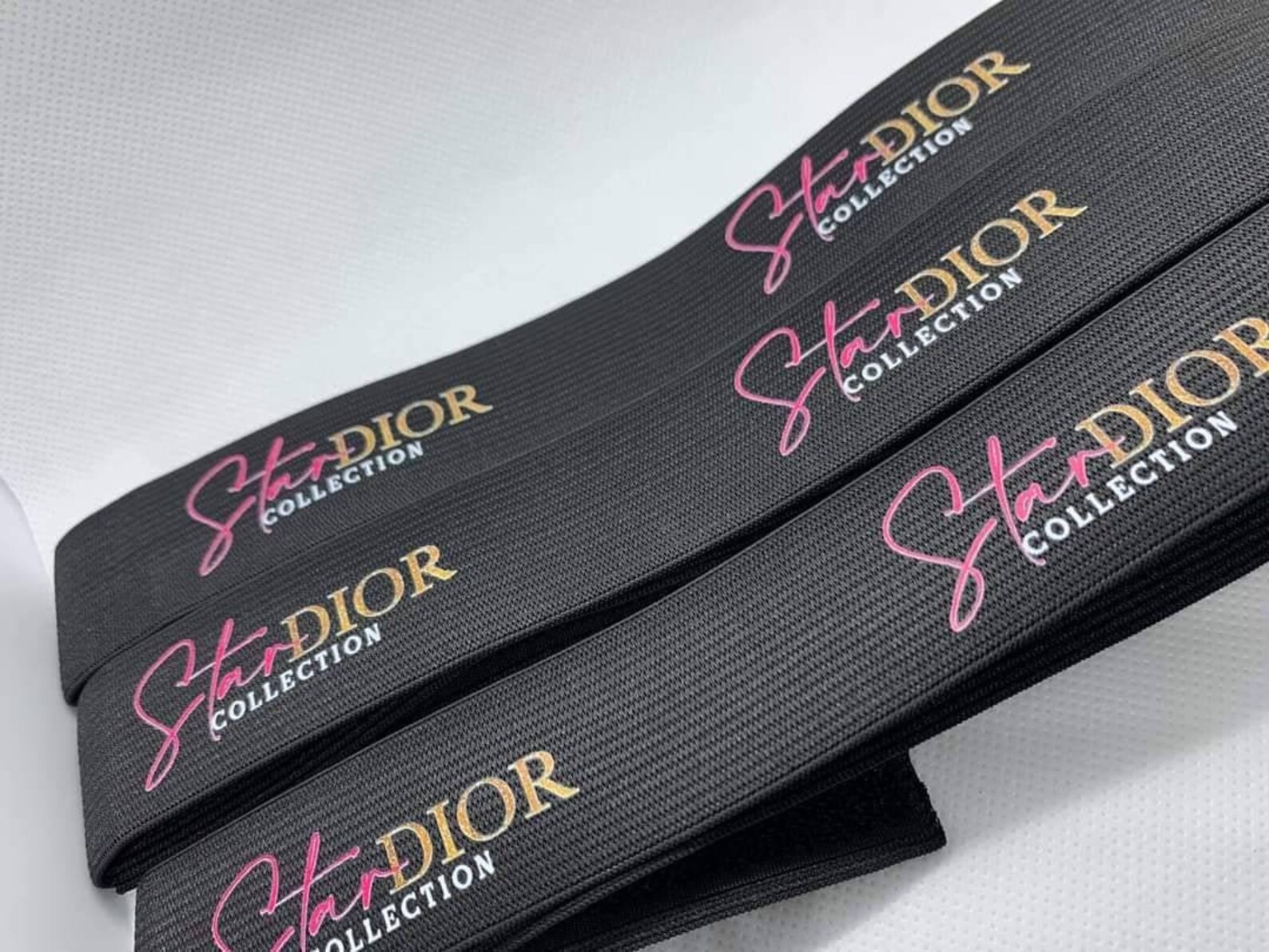 Custom Elastic Band Wholesale Bulk Custom Your Text or Logo Etsy