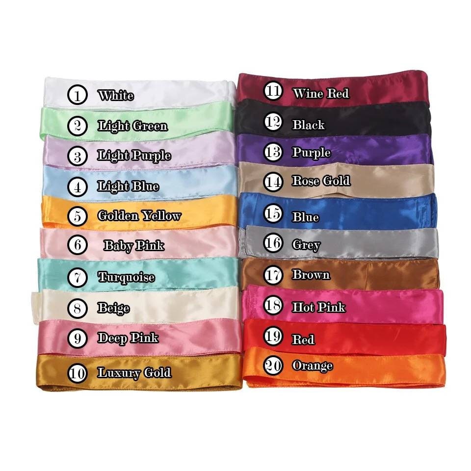 Custom Satin Hair Bonnet Wholesale Bulk 