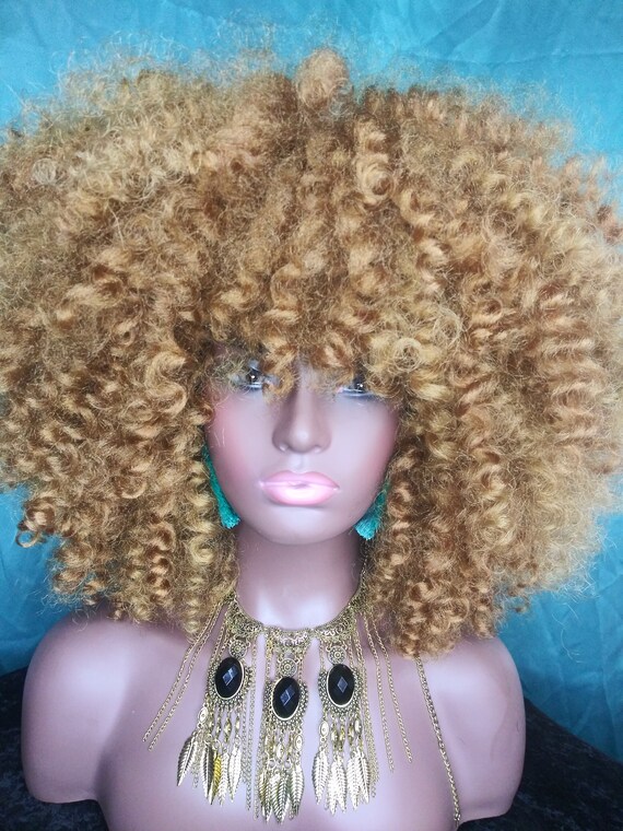 Crochet Wig Afro Kinky Curly Kanekalon Marley Hair Crochet Etsy