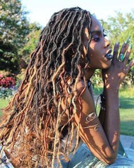 Faux Locs Dreadlocks 150 Locs Handmade Prelooped Easy Install Etsy
