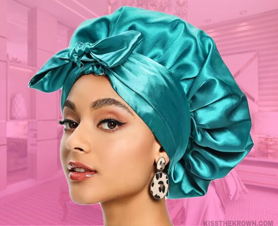 Custom Satin Hair Bonnet XL Wholesale 