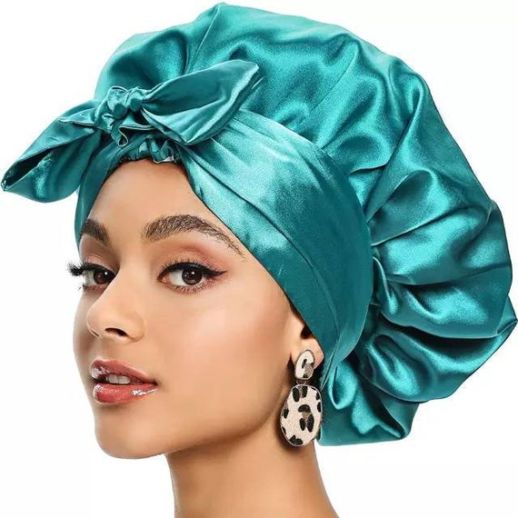 Custom Satin Hair Bonnet XL Wholesale 
