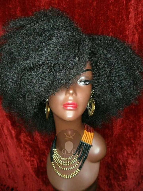 Crochet Wig Afro Kinky Curly Kanekalon Marley Hair Crochet Etsy