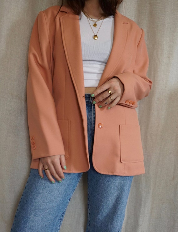 Vintage Women's Pink Blazer - image 1