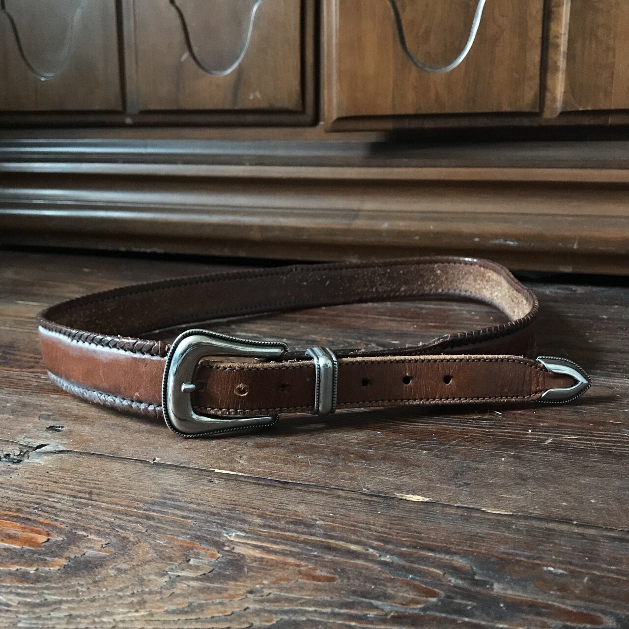 Leather Western Belt Etsy