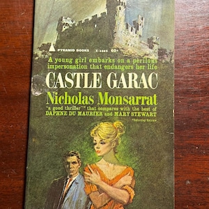 Castle Garac Nicholas Monsarrat Gothic Horror 1966 1960s Vintage Mass Market Paperback Book