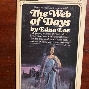 The Web of Days Edna Lee Bantam Books 1966 1960s Gothic Horror Vintage Mass Market Paperback Book