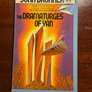 The Dramaturges of Yan John Brunner 1982 1980s Vintage Science Fiction Mass Market Paperback Book