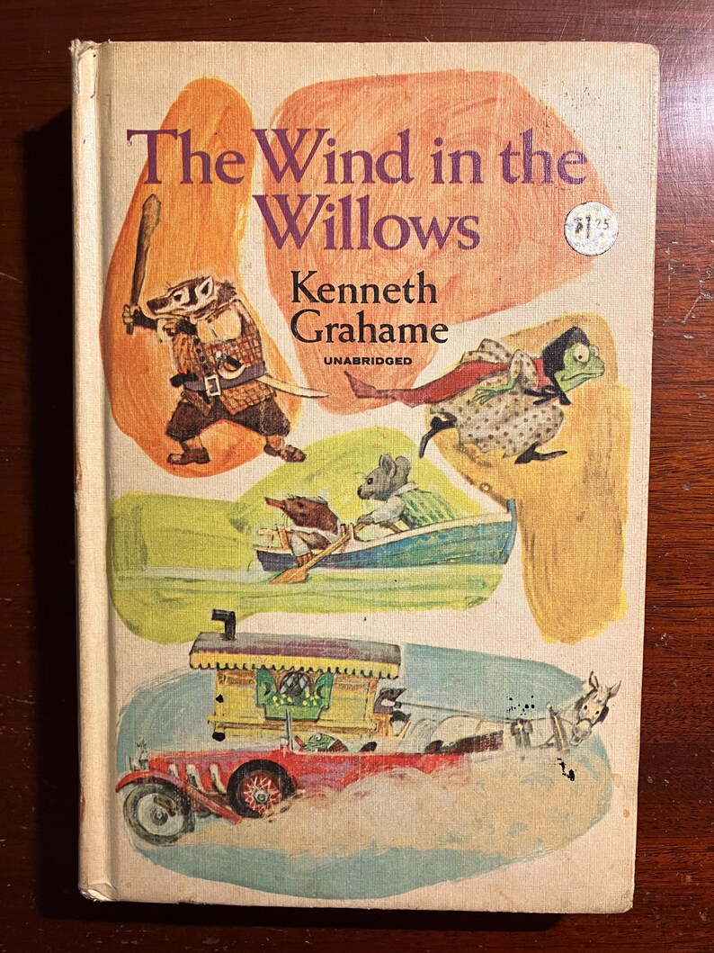The Wind in the Willows Kenneth Grahame 1968 160s Vintage Hardcover ...