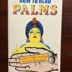 How To Read Palms Globe Mini Mag 1986 1980s Vintage Paperback Booklet