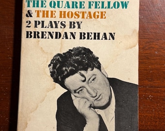 Brendan Behan The Quare Fellow The Hostage 2 Plays 1964 1960s Vintage Mass Market Paperback Book