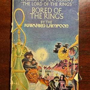 Bored of the Rings J R R Tolkien Harvard Lampoon 1969 1960s Mass Market Paperback Book