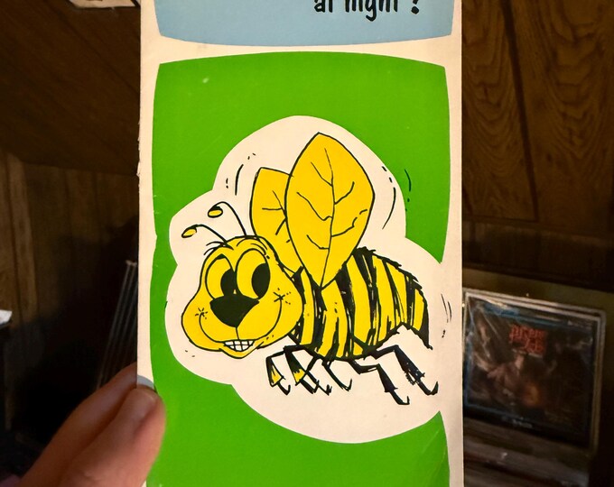 Know Where A Bee Joke Comic 1960s Vintage Unused Greeting Card - Etsy