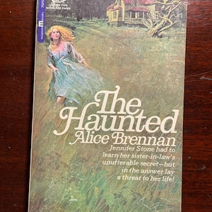 The Haunted Alice Brennan 1972 1970s Vintage Gothic Horror Mass Market Paperback Book