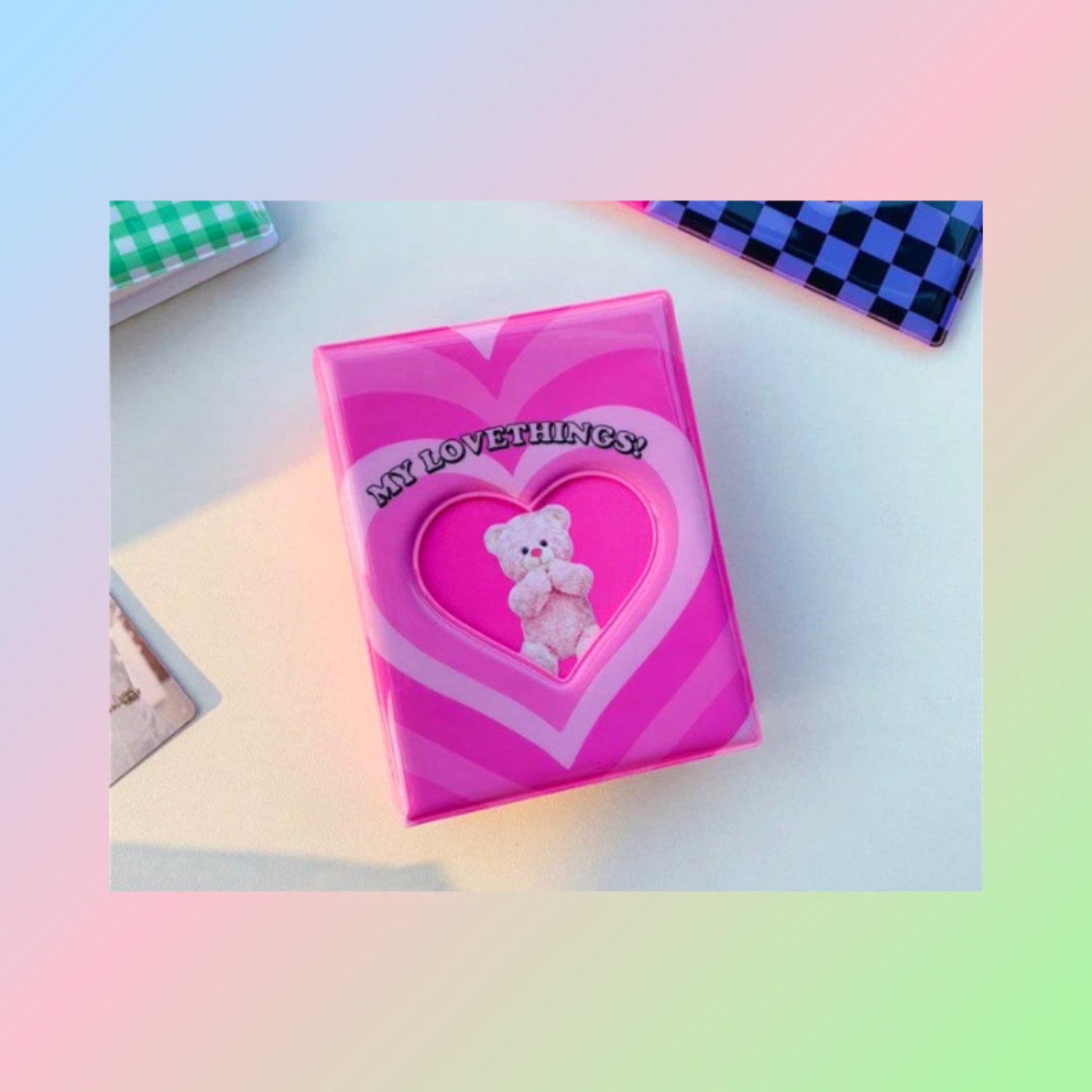 Album Fotografico Kpop DOUSELLA A5 - Raccoglitore 6 Anelli Impermeabile Con Tasche Per Photocard - Foto 5