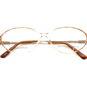 Vintage Eyeglasses By Oliver Goldsmith G1005 Oval Shaped Brown Mosaic Eyewear - ONLY 1 LEFT!