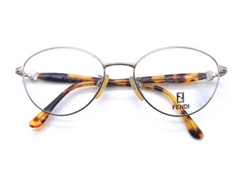 Vintage Fendi Glasses F 28 Havana Antique Bronze Read for  display picture 1