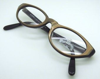 50's Cat Eye Style Italian Frames By Winchester Manitoba - Bronze Pearl