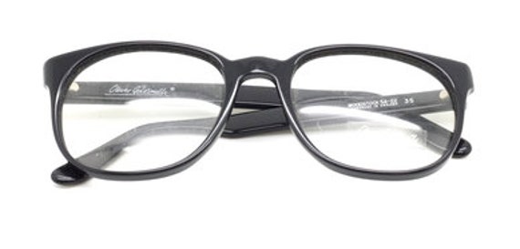 Retro Geek Style Over Sized Black Acrylic Eyewear… - image 3