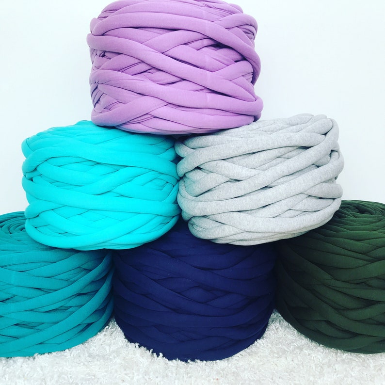 Cotton Yarn Cotton Tube Yarn Chunky Knit Yarn Hand Etsy