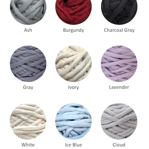 Chunky Rug, Chunky Knit carpet, Giant knit throw, Jumbo knit carpet, Merino wool, Braided Rug, Birthday gift image 4