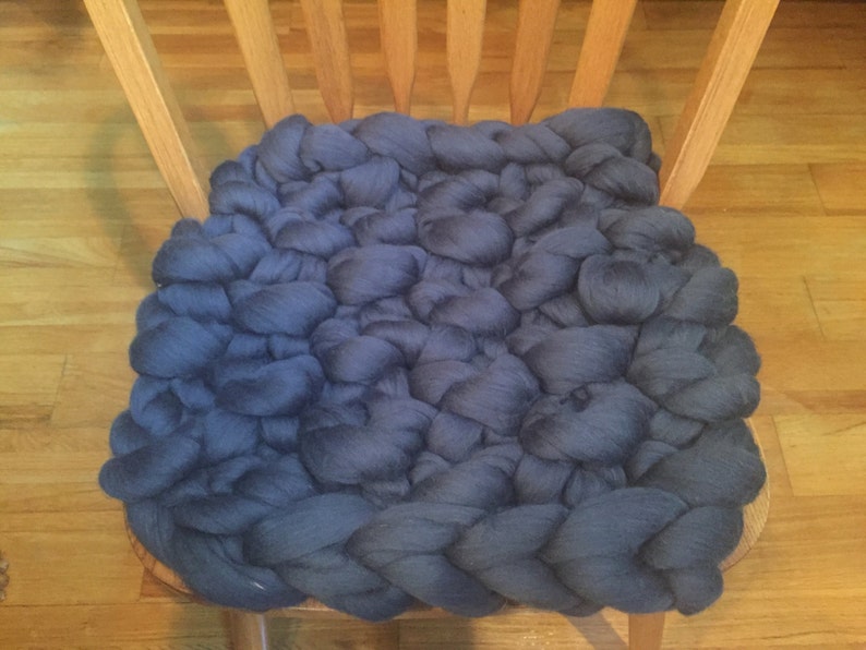 Chair Cushion, Seat Cushion, Chair Pad, Chair Cover, Merino Wool Seat Pad image 4