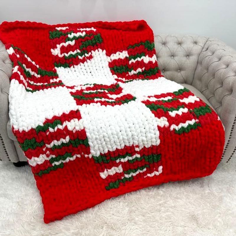New Habits Checkered Blanket main image 1