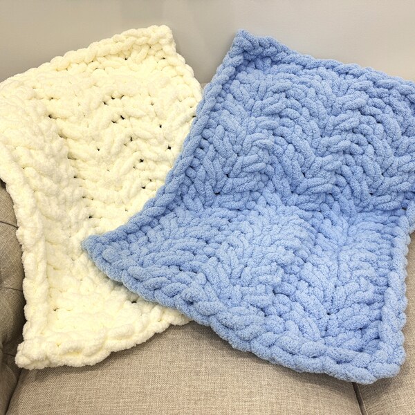 Large Cable Knit Blanket Etsy