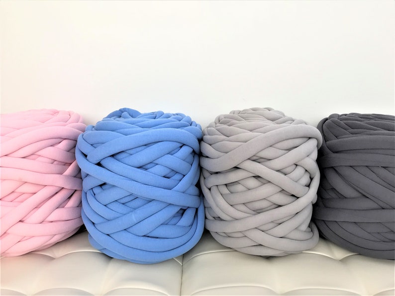 Cotton Yarn Cotton Tube Yarn Hand Knitting Chunky Knit Etsy