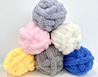 Chenille Yarn, FREE SHIPPING, Jumbo Chenille Yarn, Arm Knit Yarn, Baby Yarn