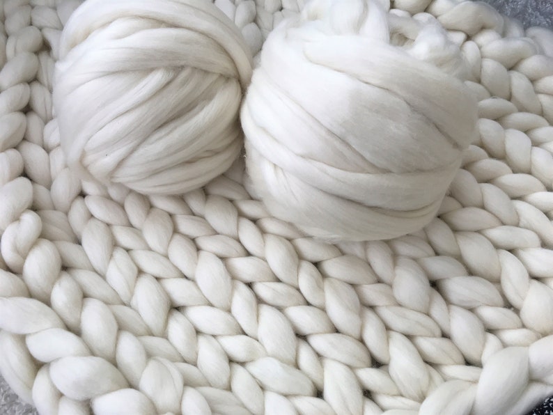 Chunky Knit Yarn Merino wool Hand knitting Super Chunky Etsy