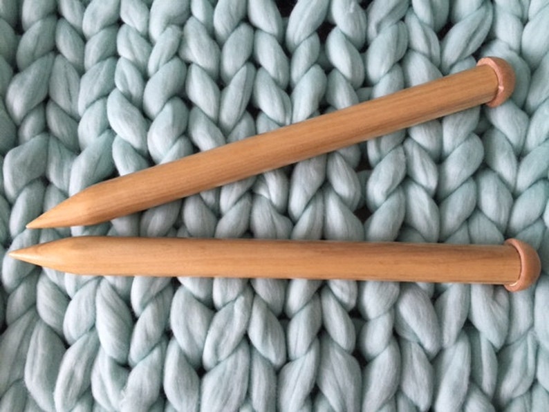 Giant Knitting Needles Big Wooden Knitting Needles Big Etsy