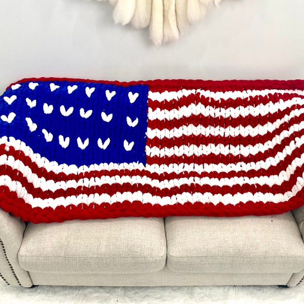 Big Chunky Blanket Etsy