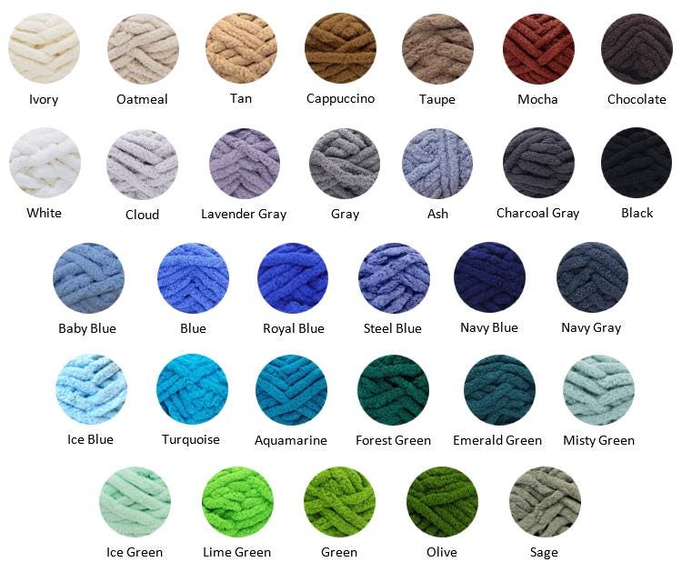 Blanket, Hand Knit, Chunky Chenille Throw, Honeycomb Pattern, Gift for her