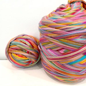 Chunky Knit Yarn, Chunky Vegan Yarn, Super Bulky Yarn, Hand Knitting Yarn