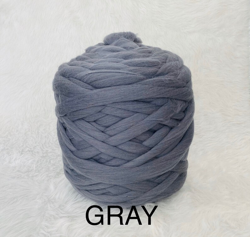 Merino Wool Yarn, Merino Wool, chunky knit yarn, Arm Knit Wool Yarn, Merino Wool Yarn image 6