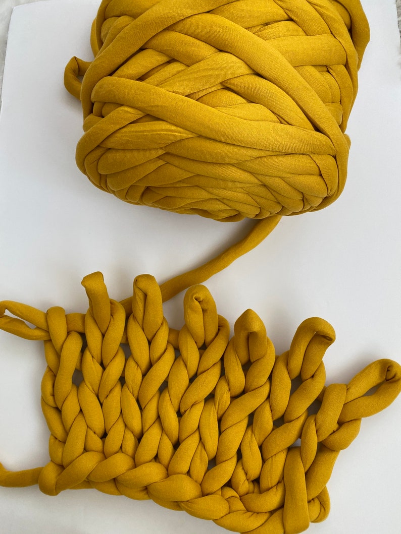 Cotton Yarn Cotton Tube Yarn Chunky Knit Yarn Hand Etsy