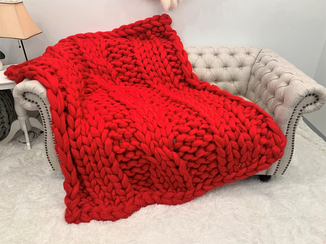 Chunky Cable Knit Blanket, Cable Knit Blanket, Chunky Knit Blanket, Arm Knit Blanket, Giant Knit