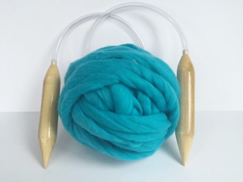 Giant Knitting Needles Circular Knitting Needles Wooden Etsy