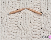 Big Knitting Needles, US Size 50, Big Circular Wooden Knitting Needles -   Norway