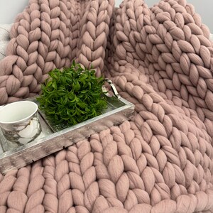 How to hand knit a merino wool blanket sale