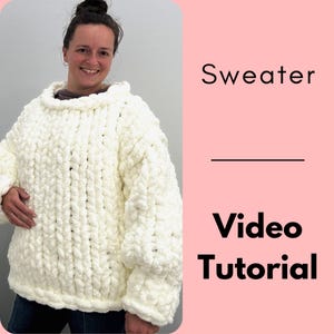 SWEATER, Video Anleitung, Handstricken
